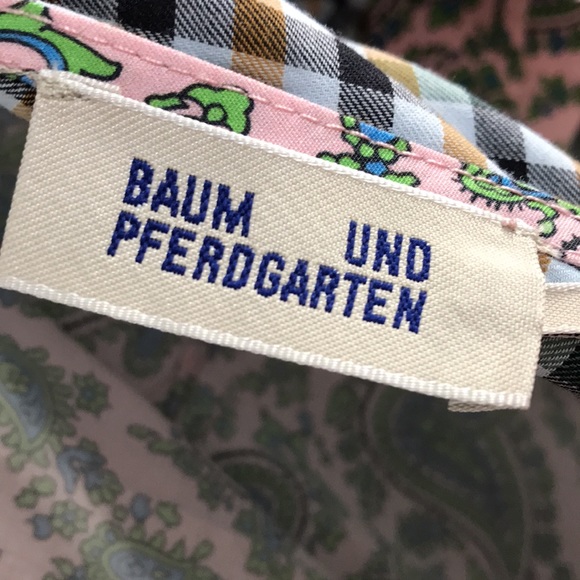 NWT BAUM UND PFERDGARTEN
Aerin gathered printed cotton-poplin maxi dress - Picture 11 of 15